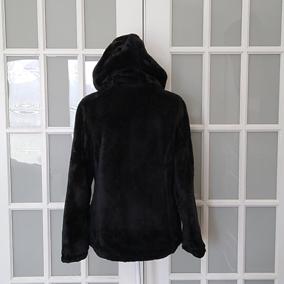 Reebok Faux Fur Reversible Black Jacket - Picture 10 of 16